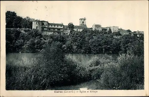 Ak Clairac Lot et Garonne, Eglise et Abbaye