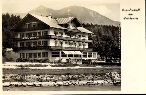 Ak Walchensee Kochel am See, Haus Einsiedl