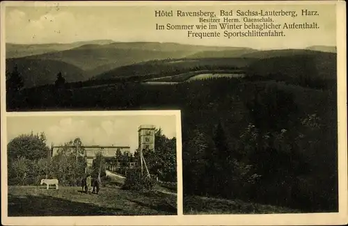 Ak Bad Lauterberg im Harz, Hotel Ravensburg