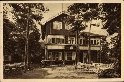 Ak Bad Gottleuba Berggießhübel, Städtisches Berghotel Augustusberg