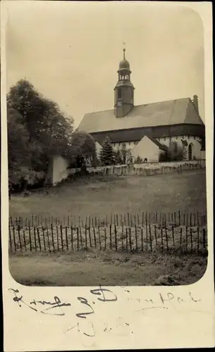 Foto Ak Dörnthal Olbernhau im Erzgebirge Sachsen, Kirche