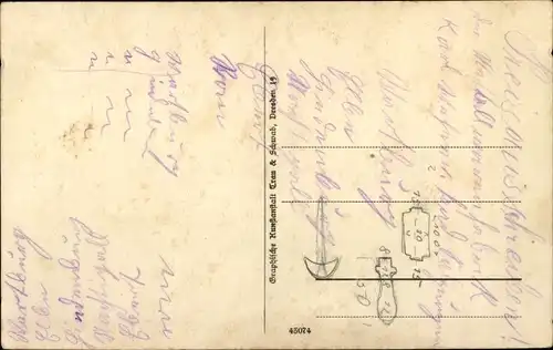 Ak O. Fritzsche, Kunstmeisterfahrer aus Dresden Leuben, Kunstrad, P. Medack