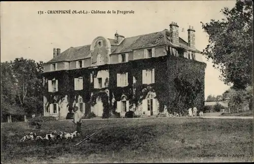 Ak Champigné Maine-et-Loire, Chateau de la Frogeraie