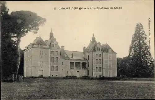 Ak Champigné Maine-et-Loire, Chateau de Moze