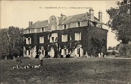 Ak Champigné Maine-et-Loire, Chateau de la Frogeraie