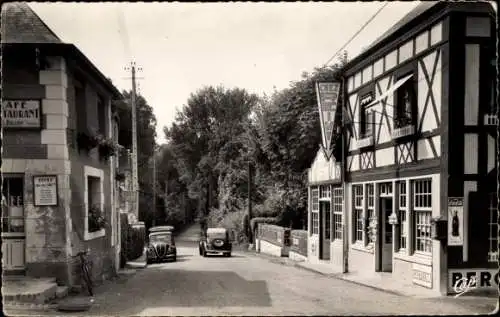 Ak Hennequeville Calvados, La Route vers Trouville