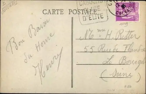 Ak Le Home sur Mer Calvados, Groupe de Villas, Avenue Centrale