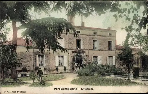 Ak Port Sainte Marie Lot et Garonne, L'Hospice