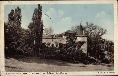 Ak Libos Lot et Garonne, Chateau de Sezerac