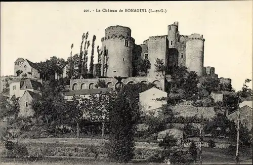 Ak Bonaguil Lot et Garonne, Le Chateau