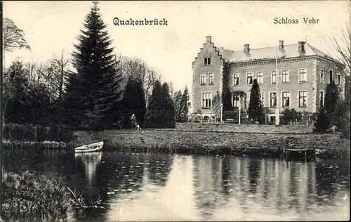 Ak Quakenbrück in Niedersachsen, Schloss Vehr