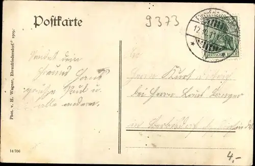 Ak Ehrenfriedersdorf, Panorama