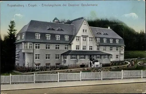 Ak Augustusburg im Erzgebirge, Erholungsheim der Dresden Gendarmerie