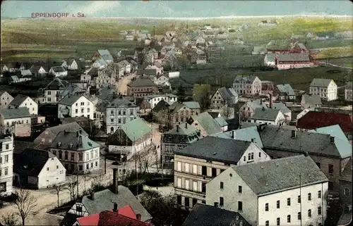 Ak Eppendorf in Sachsen, Vogelschau