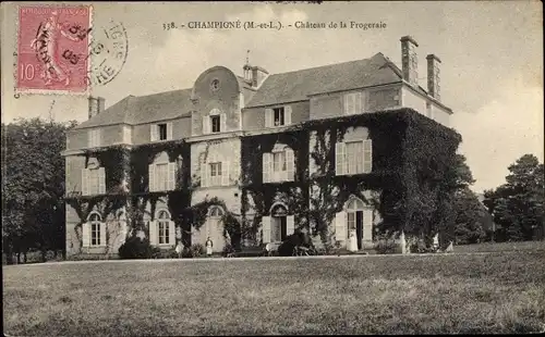 Ak Champigné Maine-et-Loire, Chateau de la Frogeraie