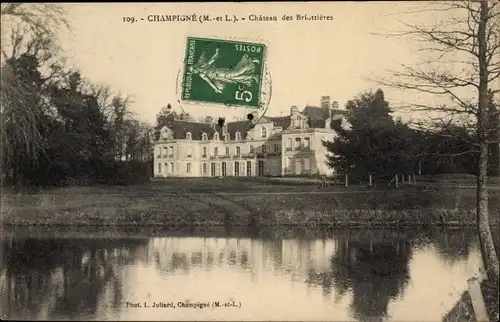Ak Champigné Maine-et-Loire, Chateau des Briottieres