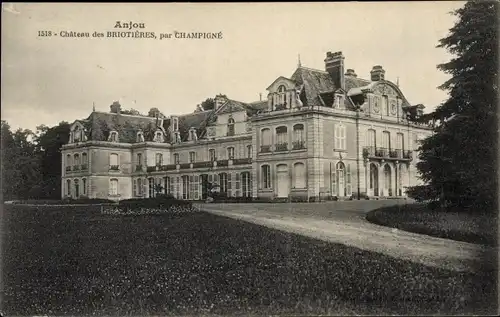 Ak Champigné Maine-et-Loire, Chateau des Briotieres