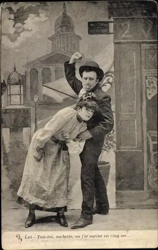 Ak Lui, Tais toi, vachette, ou j'te surine en cinq sec