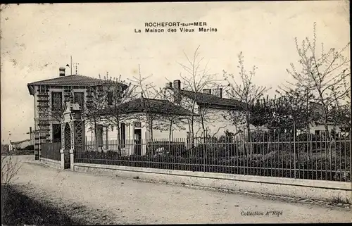 Ak Rochefort sur Mer Charente Maritime, La Maison des Vieux Marins