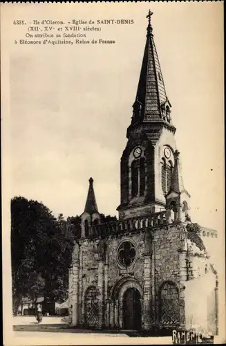 Ak Saint Denis d’Oléron Charente Maritime, L'Eglise
