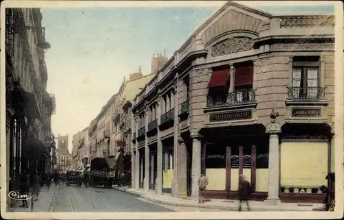 Ak Roanne Loire, Rue du Lycee