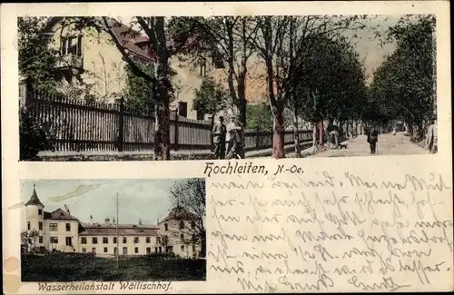 Ak Hochleithen Niederösterreich, Wasserheilanstalt Wällischhof