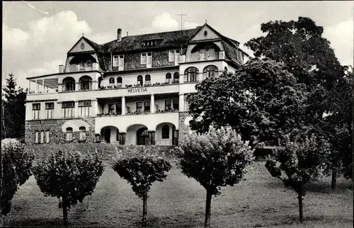 Ak Bad Salzig Boppard am Rhein, Haus Helvetia, Müttererholungsheim