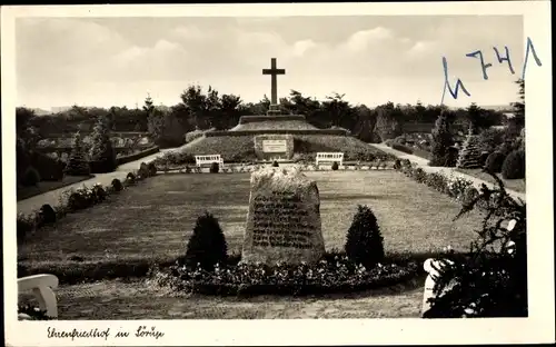 Ak Sörup Schleswig Holstein, Ehrenfriedhof