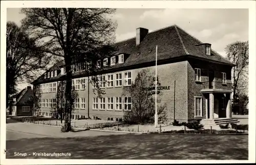 Ak Sörup Schleswig Holstein, Kreisberufsschule
