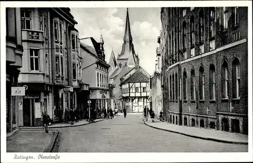 Ak Ratingen Nordrhein Westfalen, Oberstraße