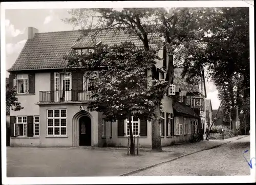 Ak Fischerhude Ottersberg in Niedersachsen, Haus Berkelmann, Aussenansicht