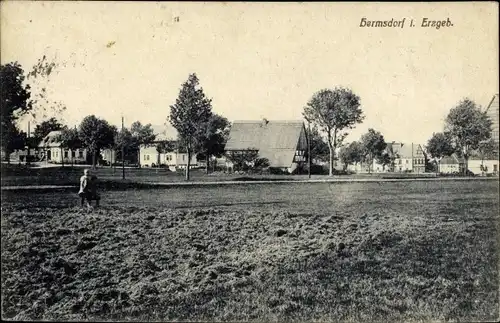 Ak Hermsdorf im Osterzgebirge, Teilansicht