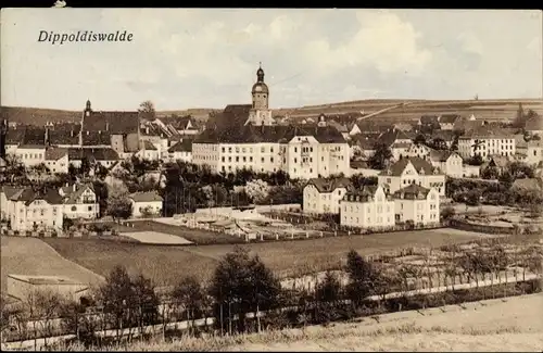 Ak Dippoldiswalde im Erzgebirge, Gesamtansicht
