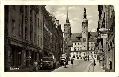 Ak Bautzen in der Oberlausitz, Ortspartie, Fischhaus Otto Weber