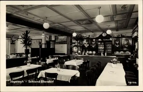 Ak Ellersdorf Sohland an der Spree in Sachsen, Blick ins Gasthaus Jägersruh