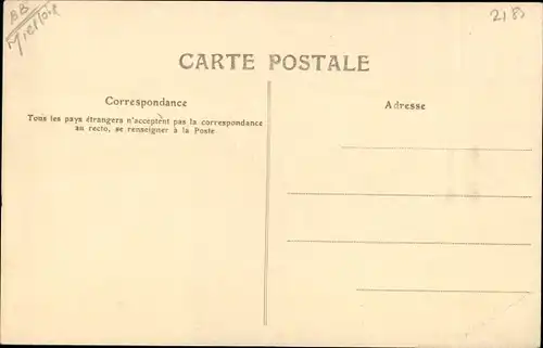 Ak Fontevrault Maine-et-Loire, Entree de la Maison Centrale