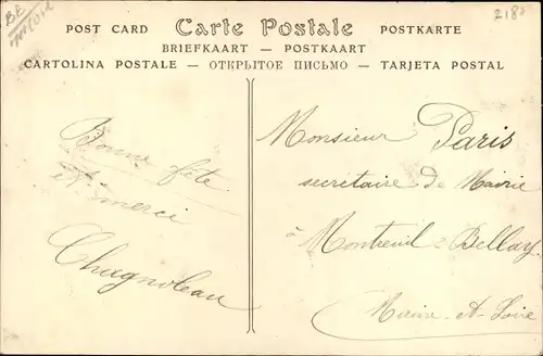 Ak Fontevrault Maine-et-Loire, La place et L'entree de la Maison Centrale