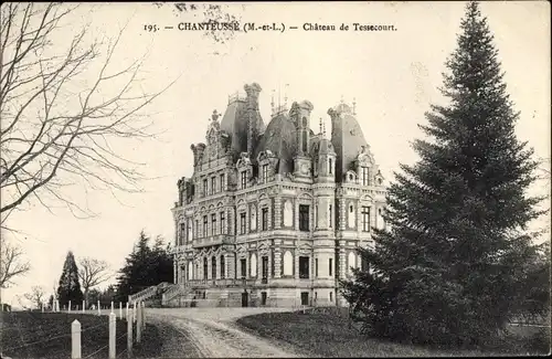 Ak Champteussé Maine et Loire, Chateau de Tessecourt