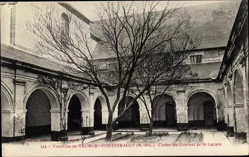 Ak Fontevrault Maine-et-Loire, Cloitre de Couvent de Saint Lazare