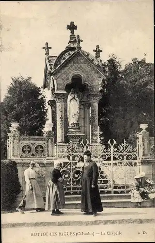 Ak Hottot les Bagues Calvados, La Chapelle