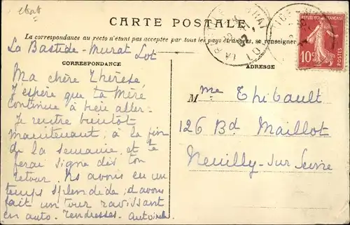 Ak Labastide Murat Lot, Le Chateau