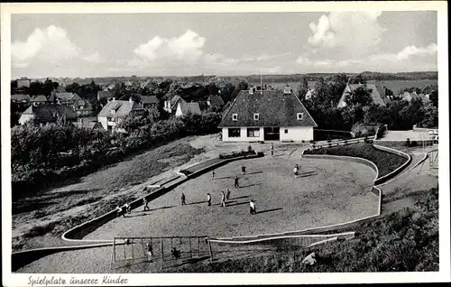 Ak Ostseebad Eckernförde, Spielplatz unserer Kinder, Missions Kinder- und Jugendheim