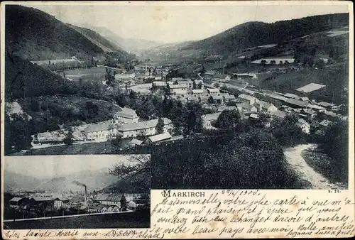 Ak Sainte Marie aux Mines Markirch Elsass Haut Rhin, Panorama