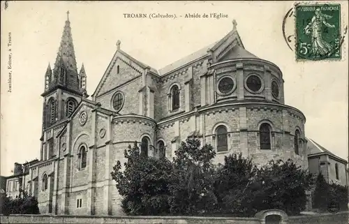 Ak Troarn Calvados, Abside de l'Eglise