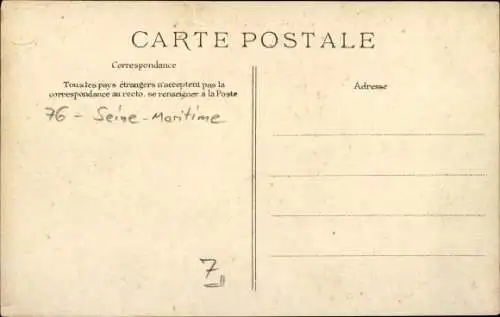 Ak Le Tréport Seine Maritime, La Poissonnerie, Fischmarkt