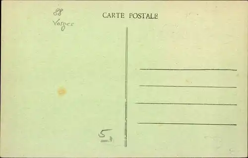 Ak Rambervillers Vosges, Route d'Epinal