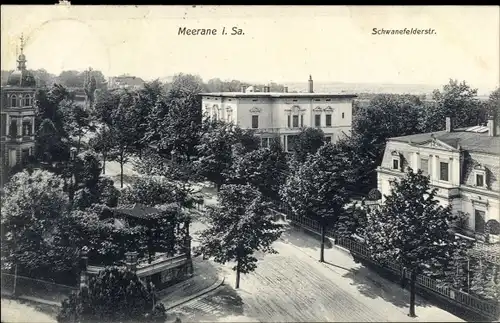 Ak Meerane in Sachsen, Schwanefelderstraße