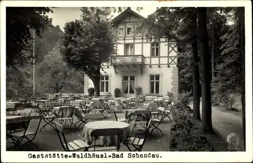 Ak Bad Schandau Sächsische Schweiz, Gaststätte Waldhäusl
