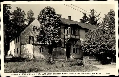 Ak Gohrisch Sächsische Schweiz, Pension und Hotel Anna's Hof