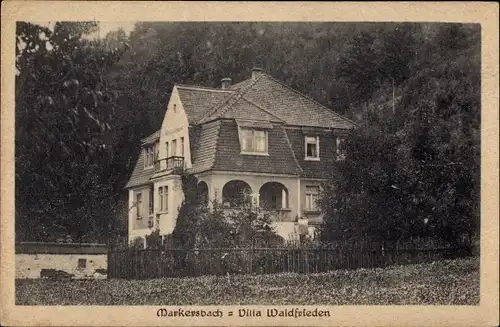 Ak Markersbach Bad Gottleuba-Berggießhübel in Sachsen, Villa Waldfrieden